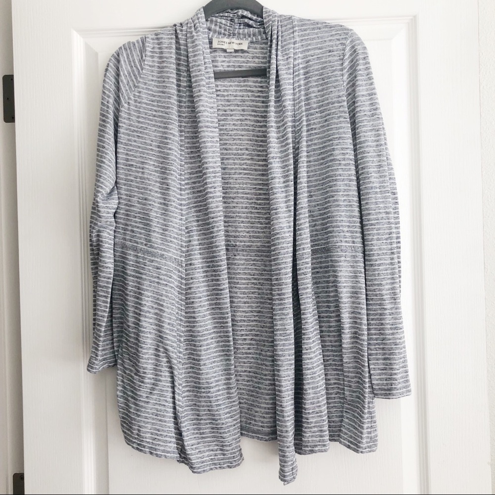 Jones New York light open sweater